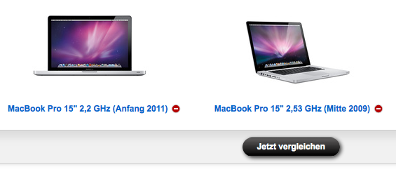 MacMook Pro 2011 und MacBook Pro 2009 Vergleich