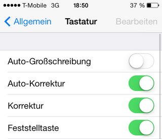 iOS - Autokorrektur am iPhone verbessern oder deaktivieren - Autokorrektur