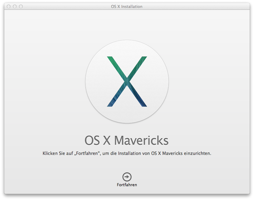 Mac OS Mavericks - Fehler bei FileVault Aktivierung - Mavericks Installation
