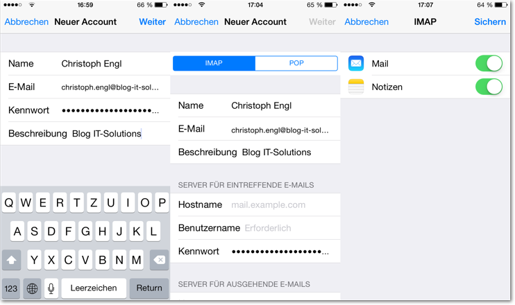Mail App auf dem iPhone einrichten - Anleitung