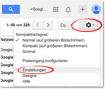 Gmail in Thunderbird mit IMAP einrichten - Gmail Einstellungen