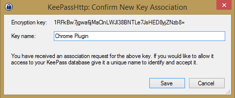 KeePass - Passwort Safe für Windows - chromeIPass Connection Name