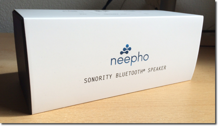 Der Neepho Sonority im Test - Bluetooth Speaker - Verpackung
